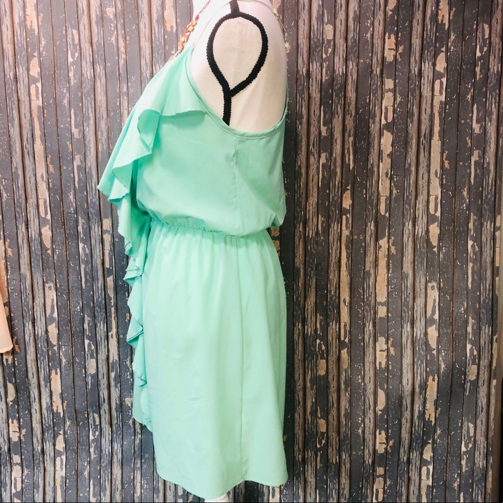 Milky Way Ruffled Dress - Picture 2 of 7